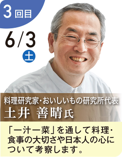 土井 善晴 氏